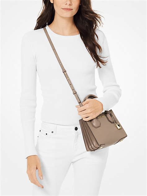 michael michael kors mercer pebbled leather accordion crossbody bag lilac|pebble leather accordion crossbody.